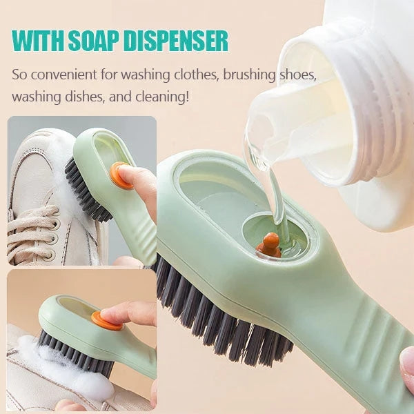 Multifunctional Soft-bristled Shoe Brush Long